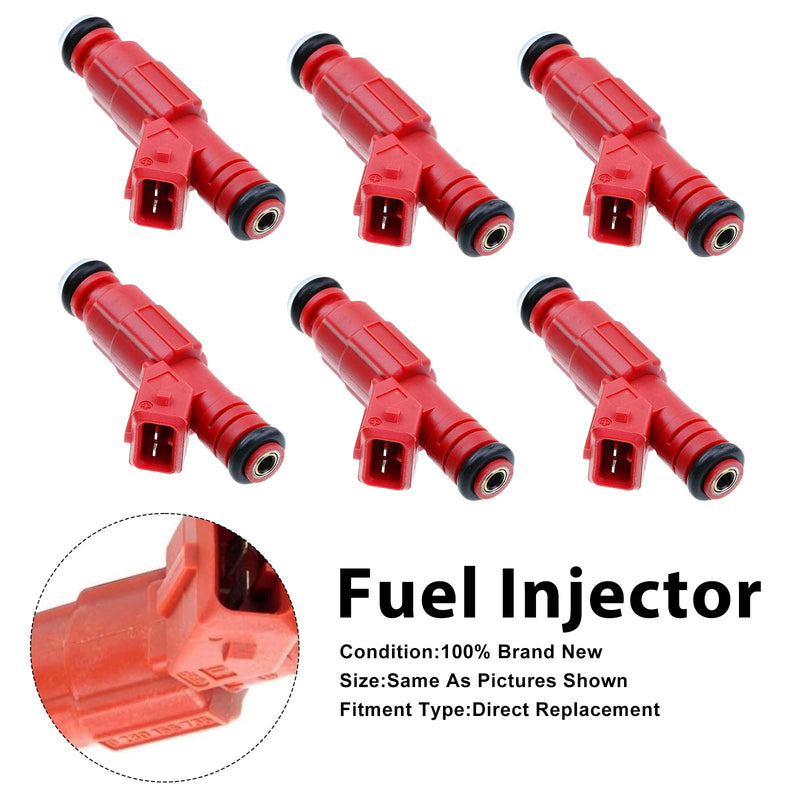Honda Passport For Isuzu Rodeo 1998-1999 0280155735 6PCS Fuel Injector