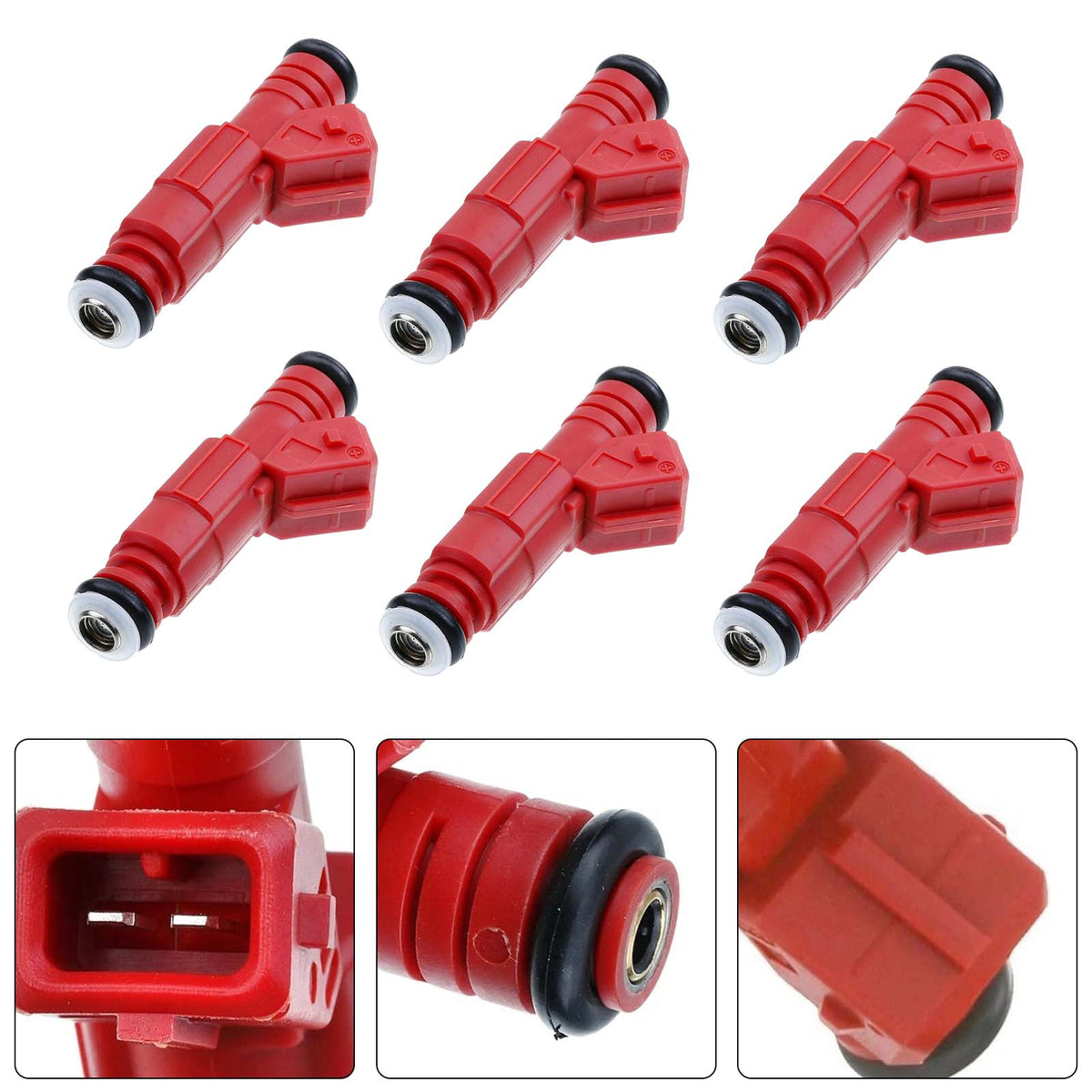 Honda Passport For Isuzu Rodeo 1998-1999 0280155735 6PCS Fuel Injector