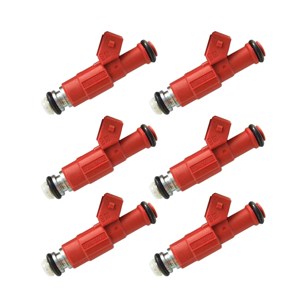 Honda Passport For Isuzu Rodeo 1998-1999 0280155735 6PCS Fuel Injector