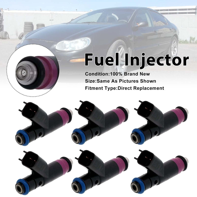 Chrysler Concorde Intrepid 2.7L V6 2000 04591657AA 6PCS Fuel Injector