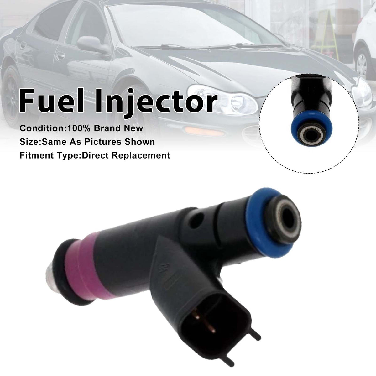 Chrysler Concorde Intrepid 2.7L V6 2000 04591657AA 1PCS Fuel Injector