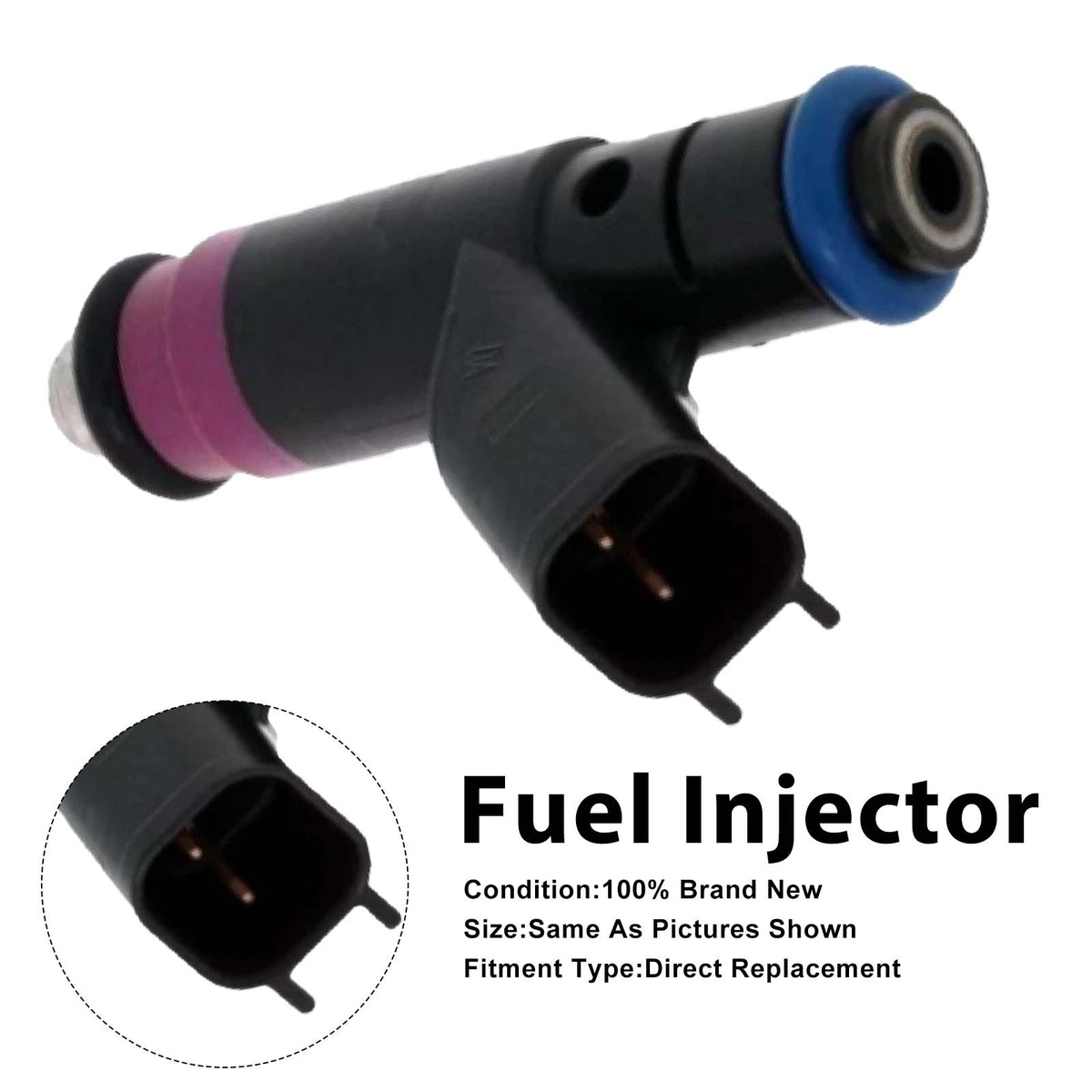Chrysler Concorde Intrepid 2.7L V6 2000 04591657AA 1PCS Fuel Injector
