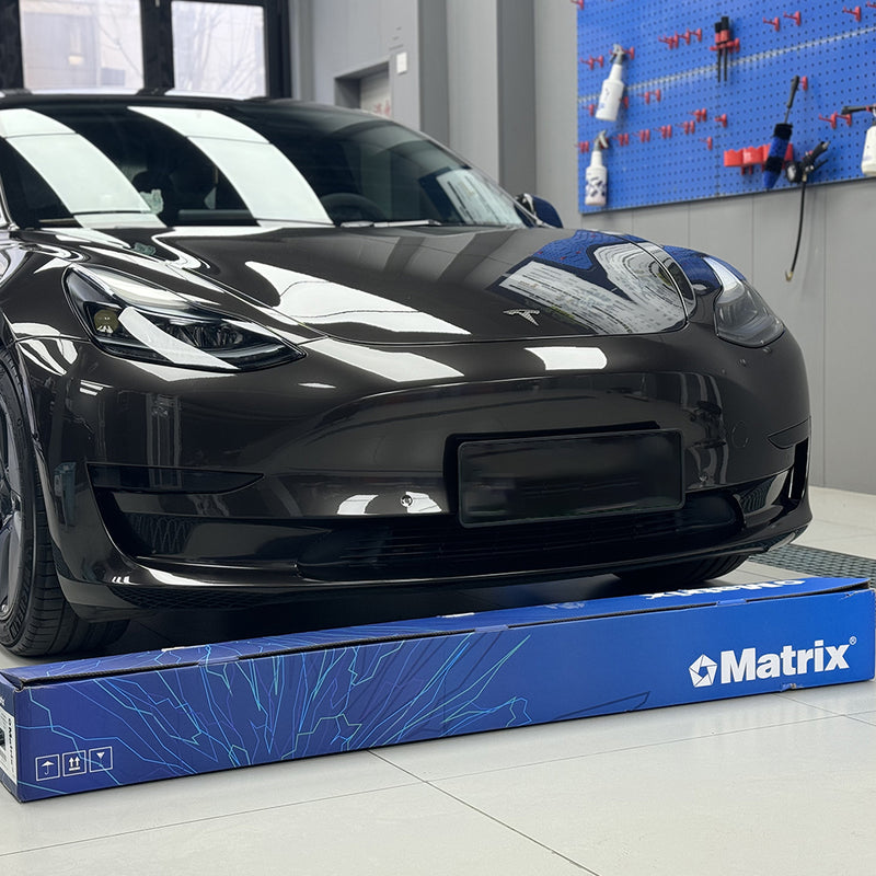 Liquid Metal Tungsten Steel PET Car Wrap Film High Gloss Vehicle Wrap