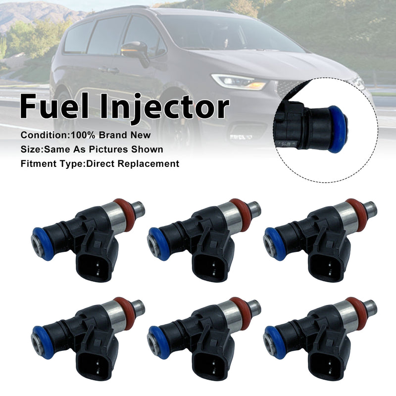 Ram 1500 For Chrysler Voyager 2020-2021 0280158662 6PCS Fuel Injector
