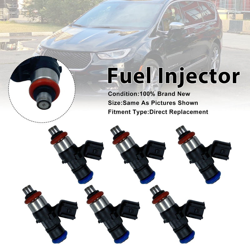 Ram 1500 For Chrysler Voyager 2020-2021 0280158662 6PCS Fuel Injector