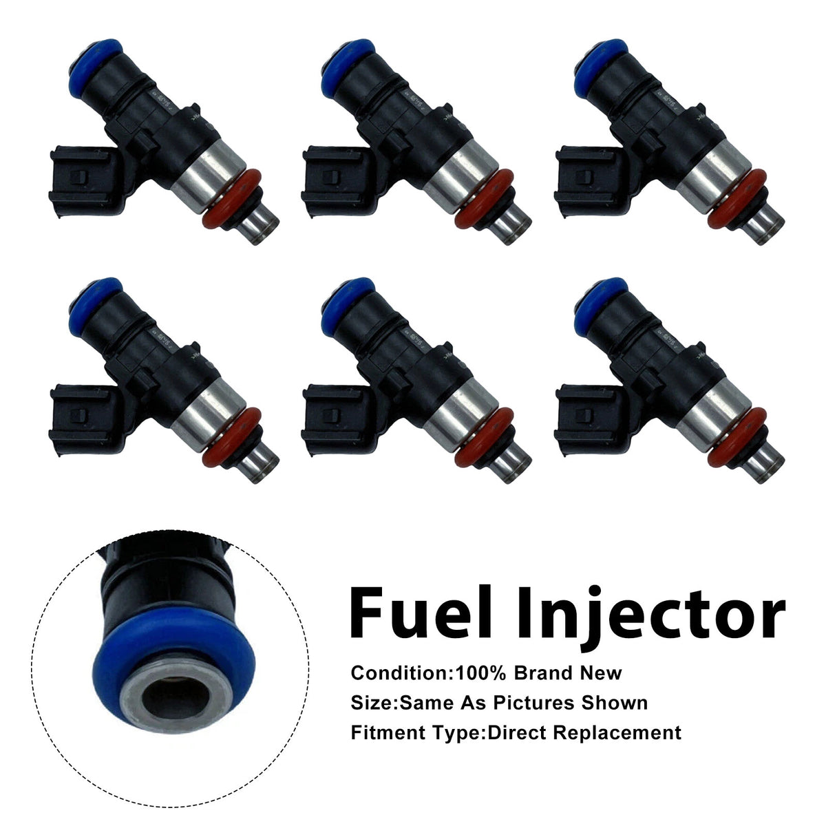 Ram 1500 For Chrysler Voyager 2020-2021 0280158662 6PCS Fuel Injector