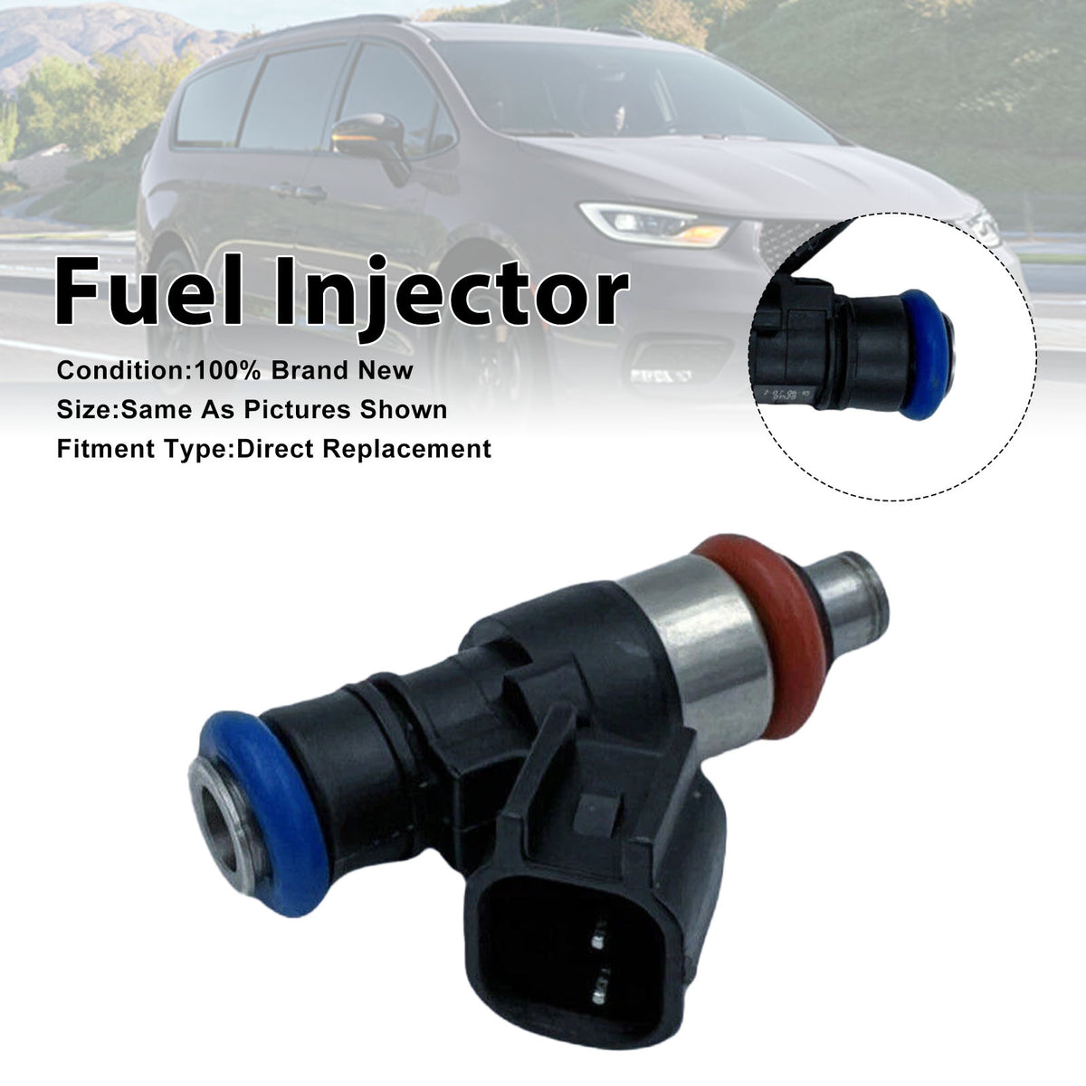 Ram 1500 For Chrysler Voyager 2020-2021 0280158662 1PCS Fuel Injector