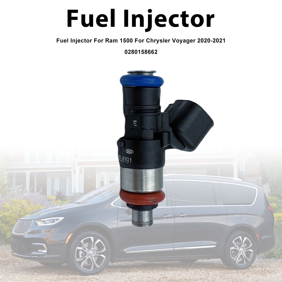 Ram 1500 For Chrysler Voyager 2020-2021 0280158662 1PCS Fuel Injector