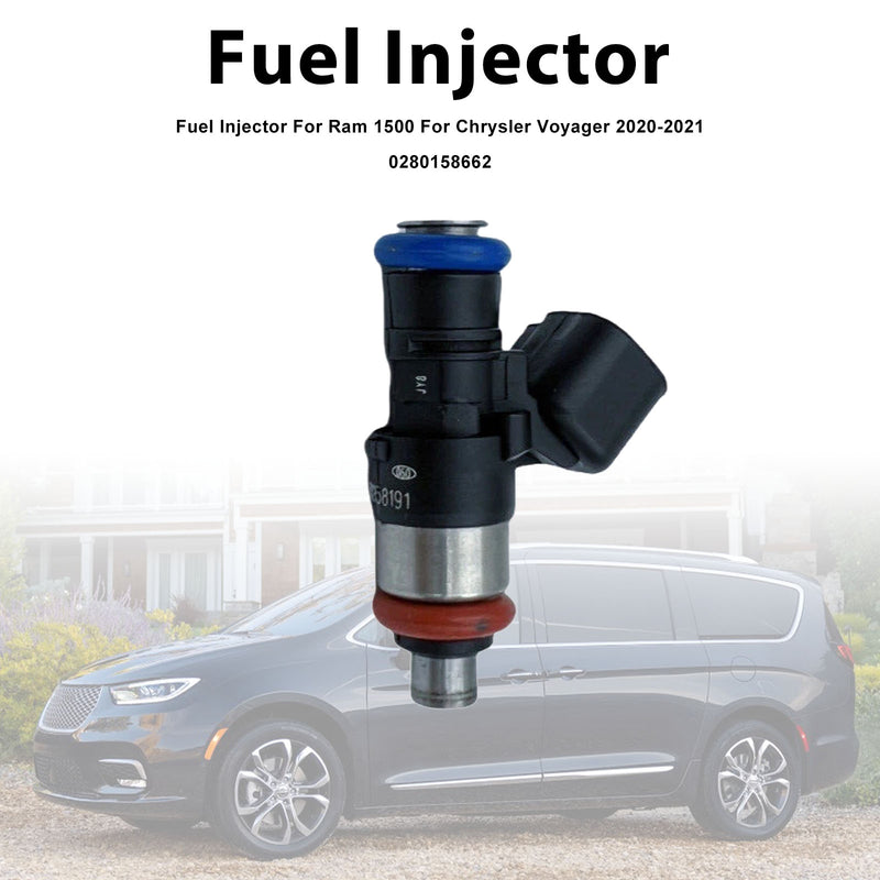 Ram 1500 For Chrysler Voyager 2020-2021 0280158662 1PCS Fuel Injector
