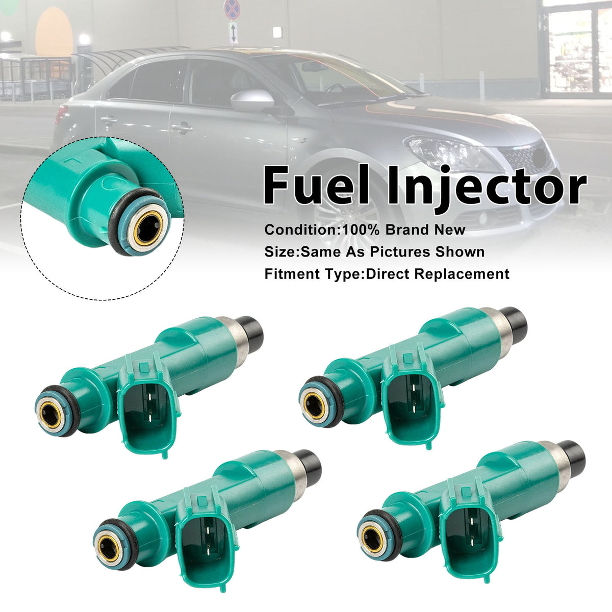 Suzuki Kizashi Grand Vitara 2009-2013 15710-78K00 4PCS Fuel Injector