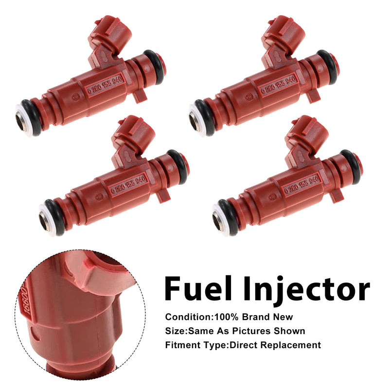 Nissan Almera Primera 1996-2008 0280155940 16600-9F600 4PCS Fuel Injector