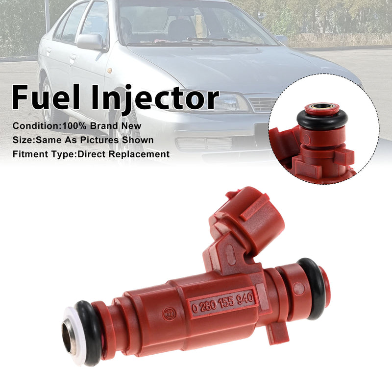 Nissan Almera Primera 1996-2008 0280155940 16600-9F600 1PCS Fuel Injector