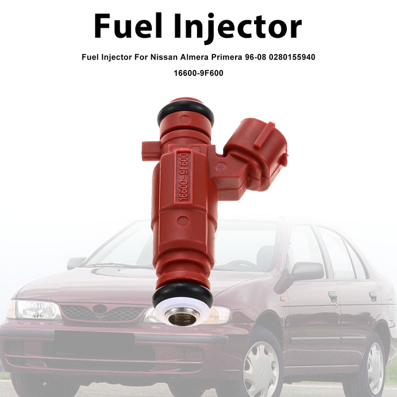 Nissan Almera Primera 1996-2008 0280155940 16600-9F600 1PCS Fuel Injector