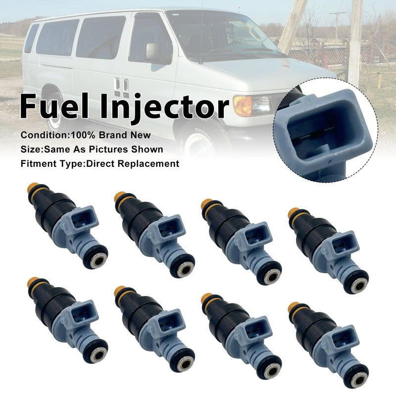 Ford F250 1991-1996 F350 7.5L 1991-1997 0280150947 8PCS Fuel Injector
