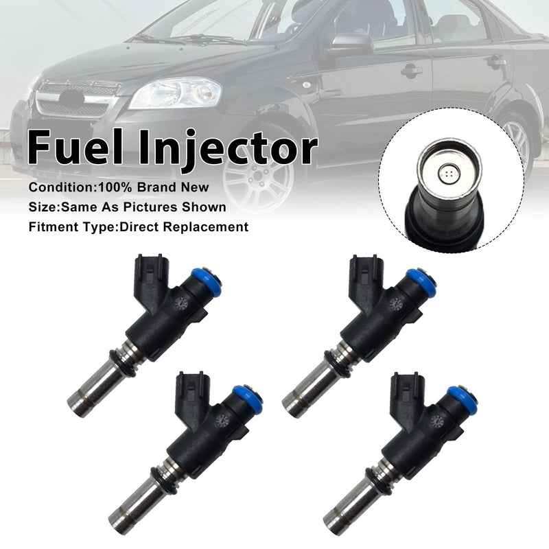 Chevrolet Aveo 2009-2011 For Pontiac G3 2009-2010 25380933 4PCS Fuel Injector