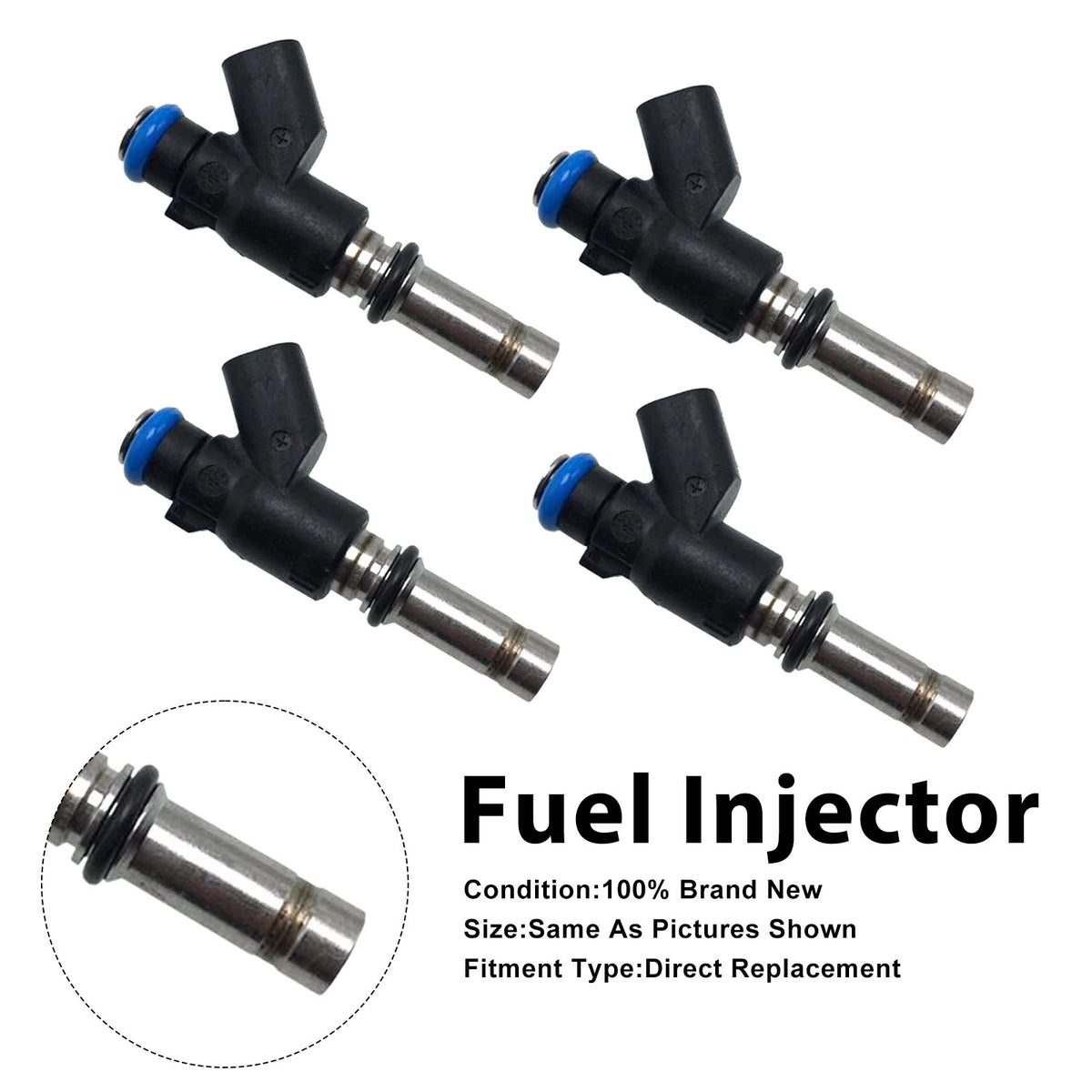 Chevrolet Aveo 2009-2011 For Pontiac G3 2009-2010 25380933 4PCS Fuel Injector