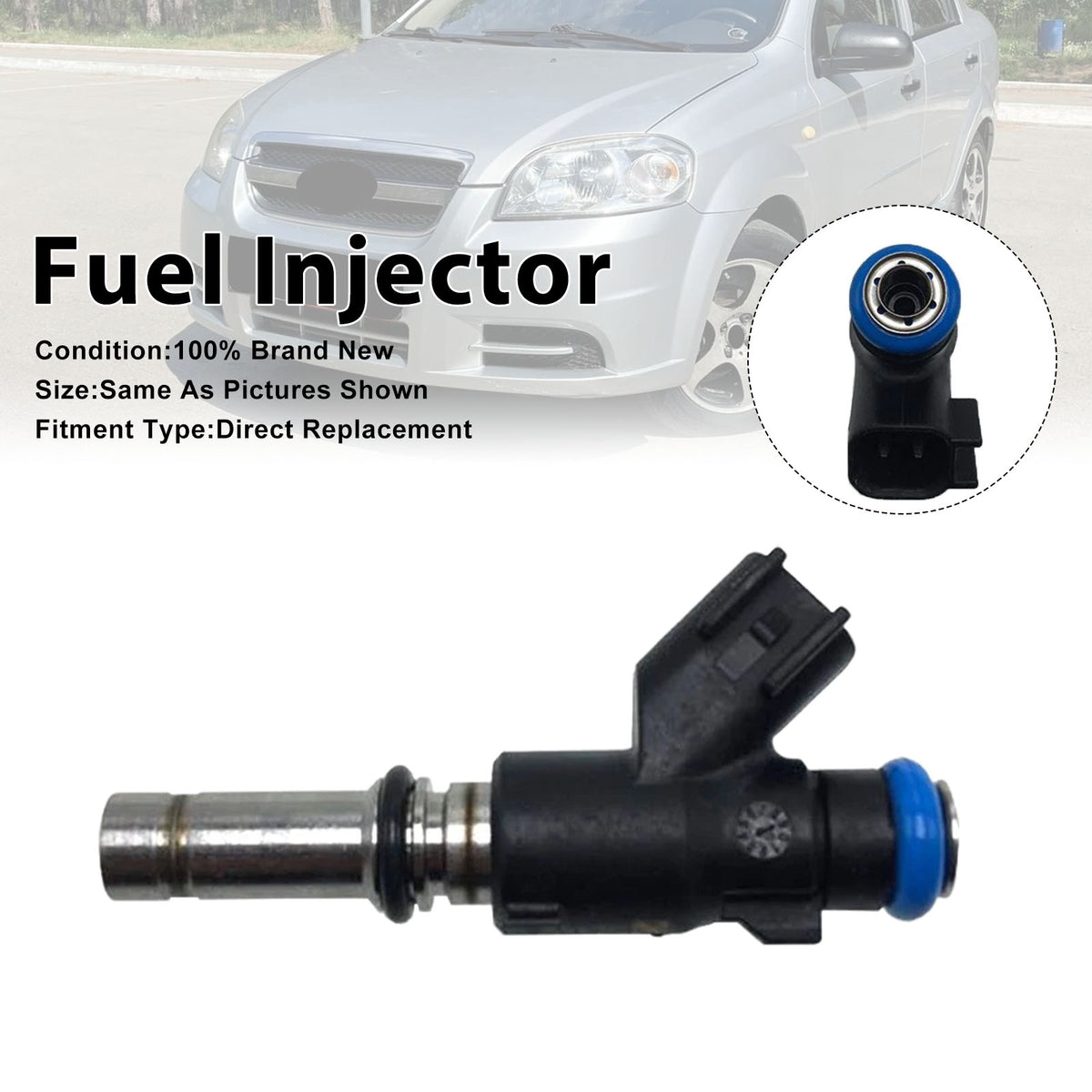 Chevrolet Aveo 2009-2011 For Pontiac G3 2009-2010 25380933 1PCS Fuel Injector