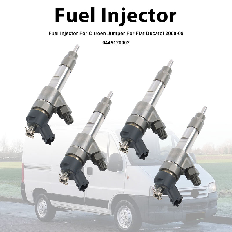 Citroen Jumper For Fiat Ducatol 2000-2009 0445120002 4PCS Fuel Injector