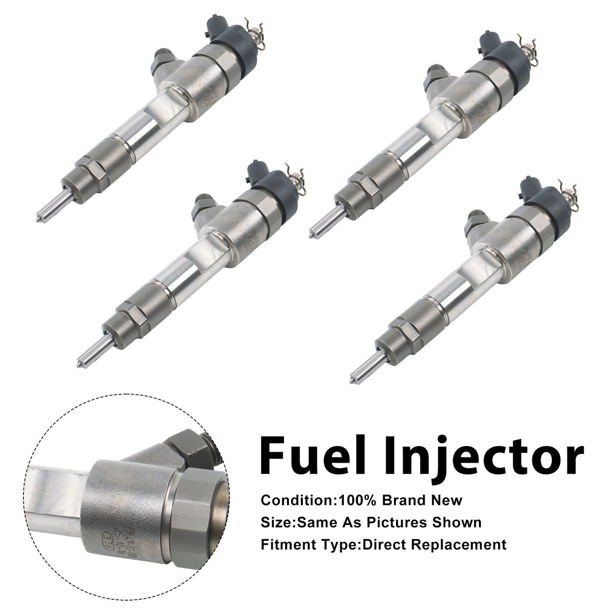 Citroen Jumper For Fiat Ducatol 2000-2009 0445120002 4PCS Fuel Injector