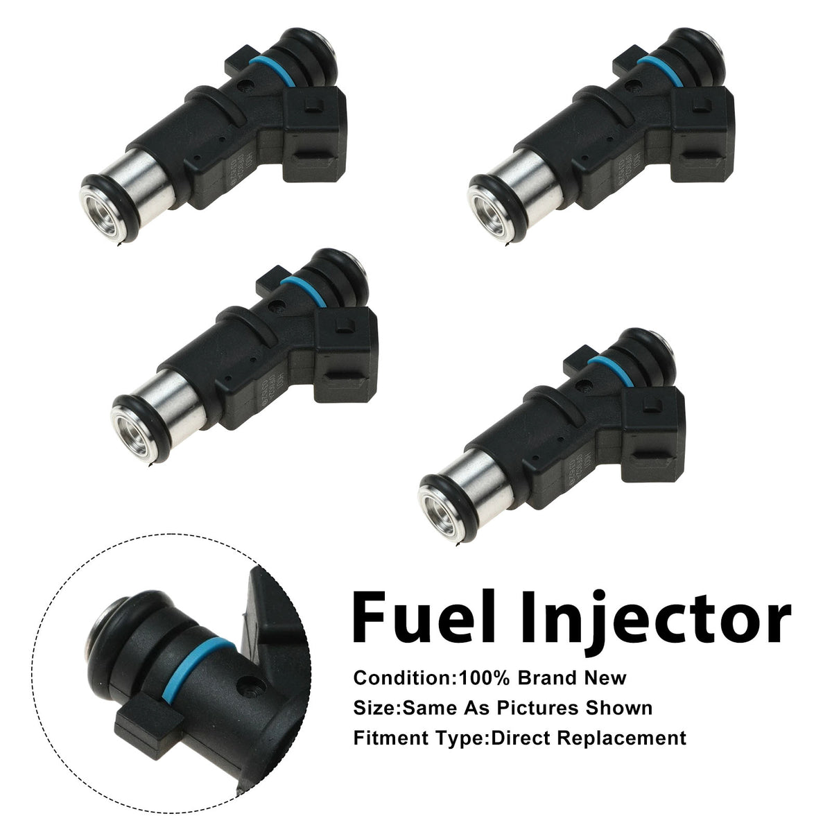 Citroen Berlingo 1996-2011 C2 1.4L 2003-2009 1984e0 4PCS Fuel Injector