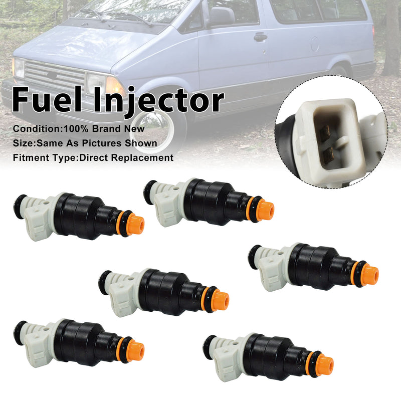Ford Ranger 1986-1989 Bronco 1987-1989 0280150727 6PCS Fuel Injector