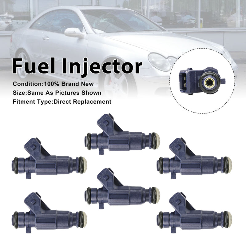 Mercedes-Benz CLK320 2000-2005 SLK320 2001-2003 0280156014 6PCS Fuel Injector