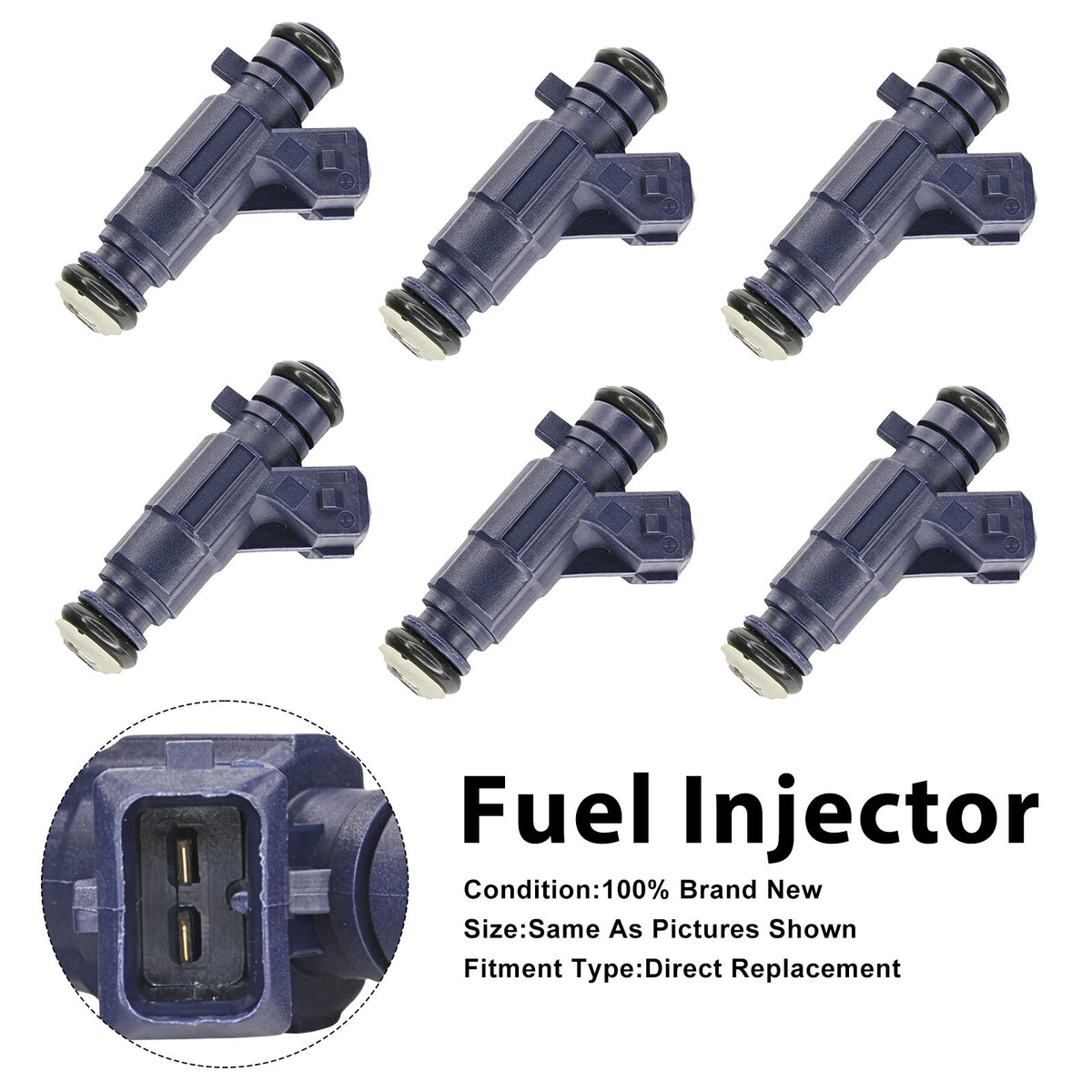 Mercedes-Benz CLK320 2000-2005 SLK320 2001-2003 0280156014 6PCS Fuel Injector