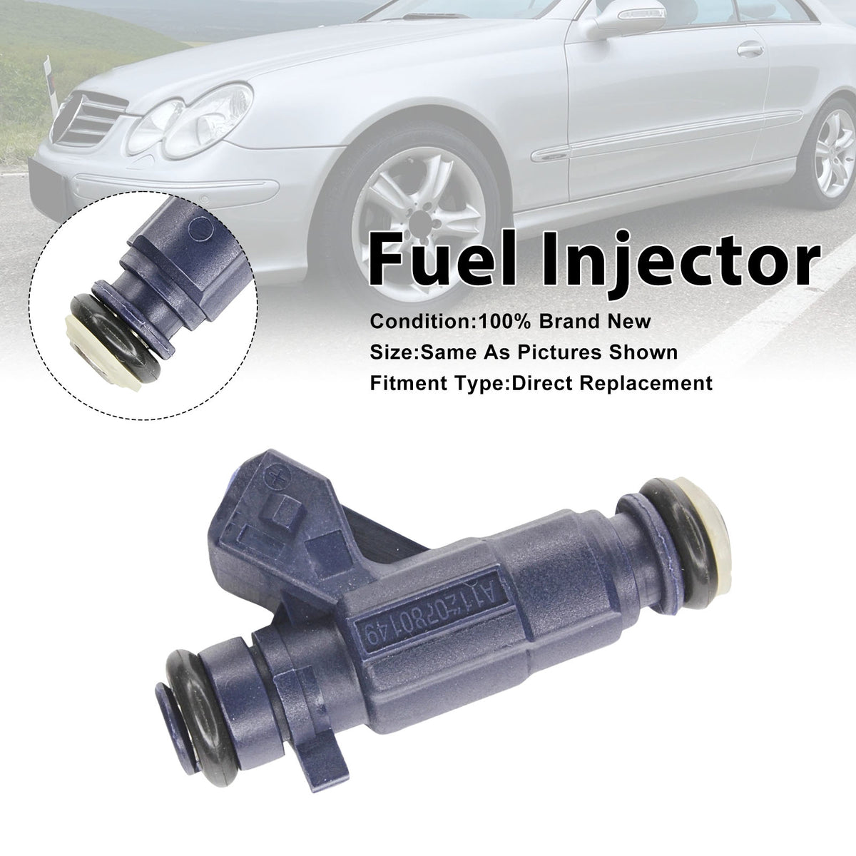 Mercedes-Benz CLK320 2000-2005 SLK320 2001-2003 0280156014 1PCS Fuel Injector