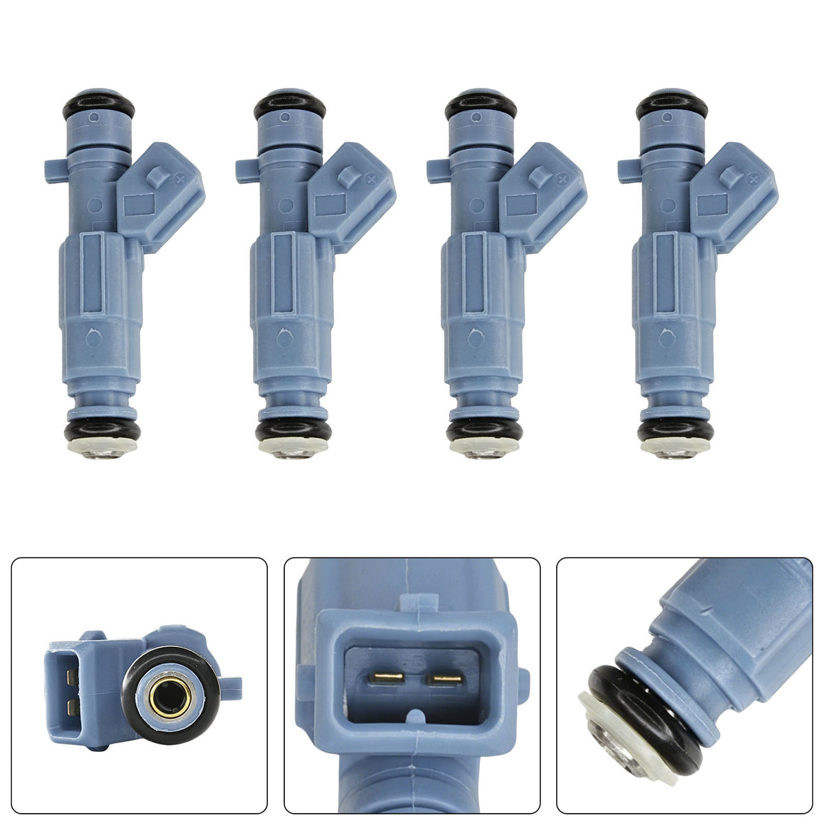Citroen C4 2004-2010 307 CC 2003-2008 0280156139 4PCS Fuel Injector