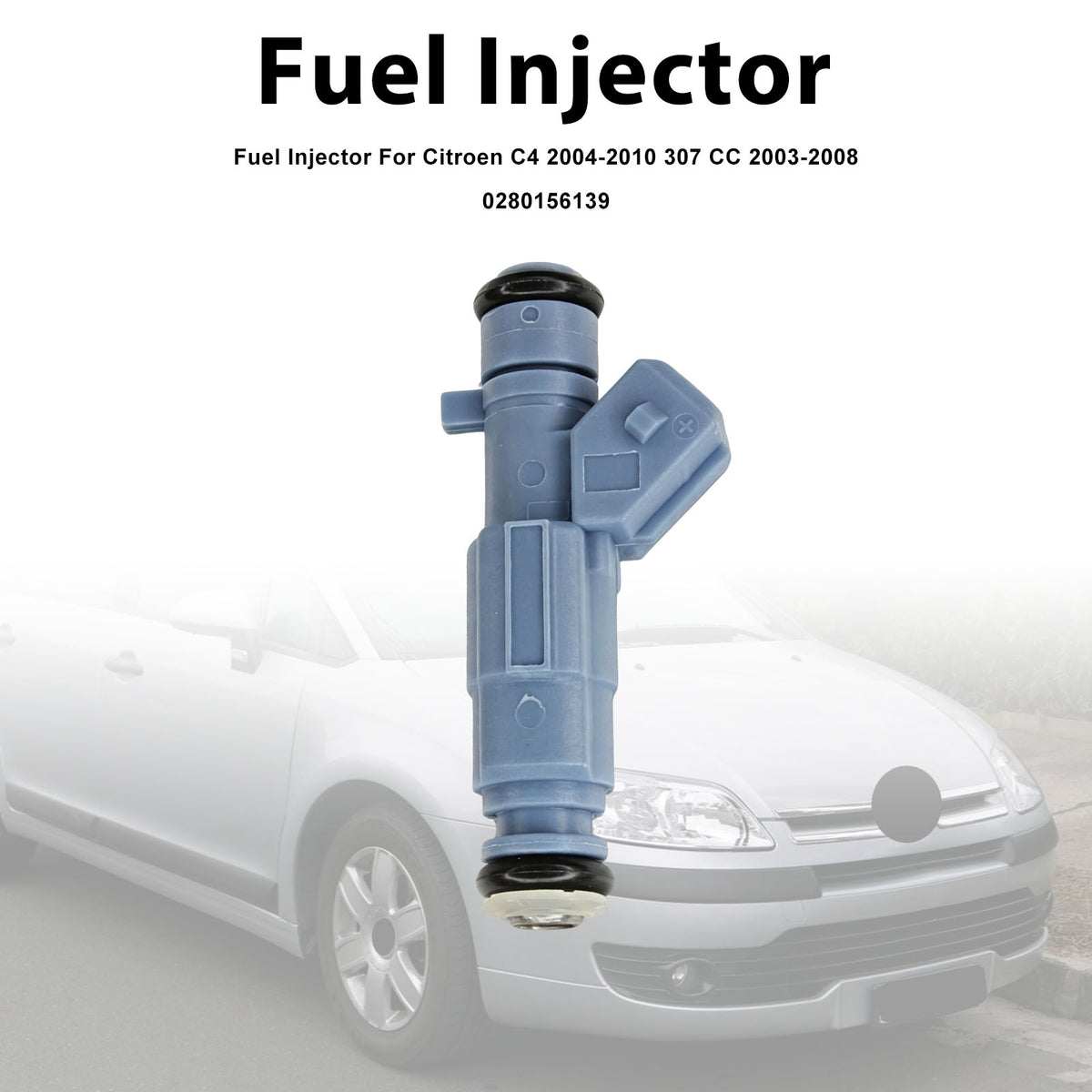 Citroen C4 2004-2010 307 CC 2003-2008 0280156139 1PCS Fuel Injector
