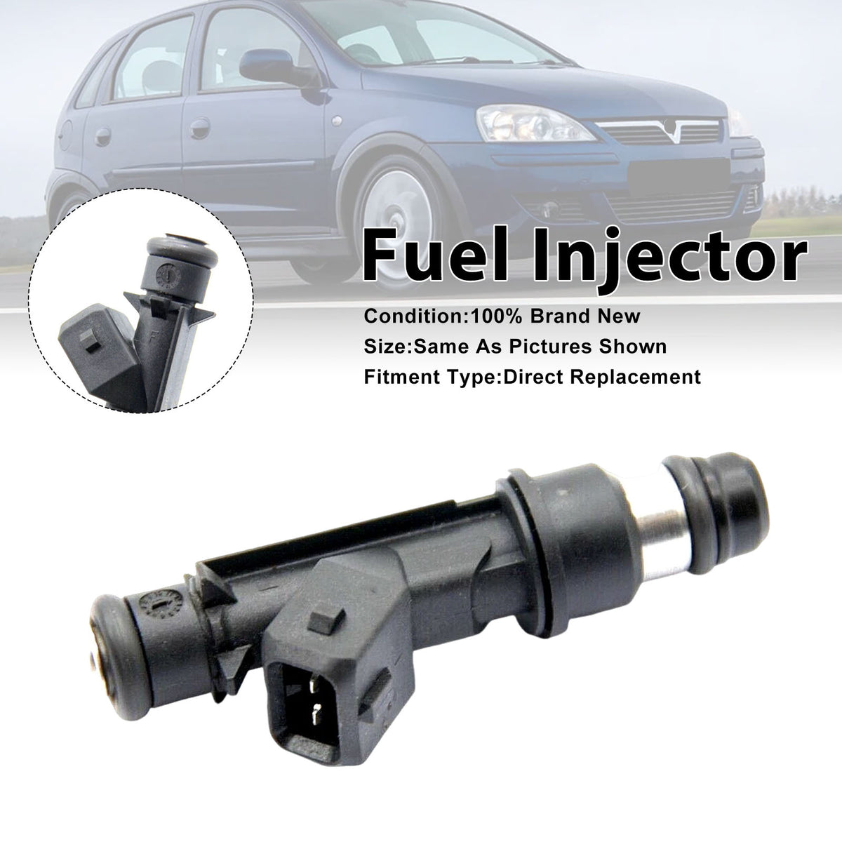 Vauxhall Corsa C 2001-2006 Meriva A 2003-2009 25317316 1PCS Fuel Injector