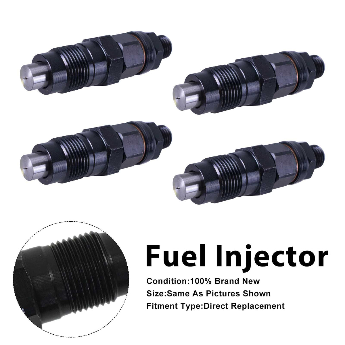 Ford Courier For Mazda B-Series 1999-2005 105078-0111 4PCS Fuel Injector