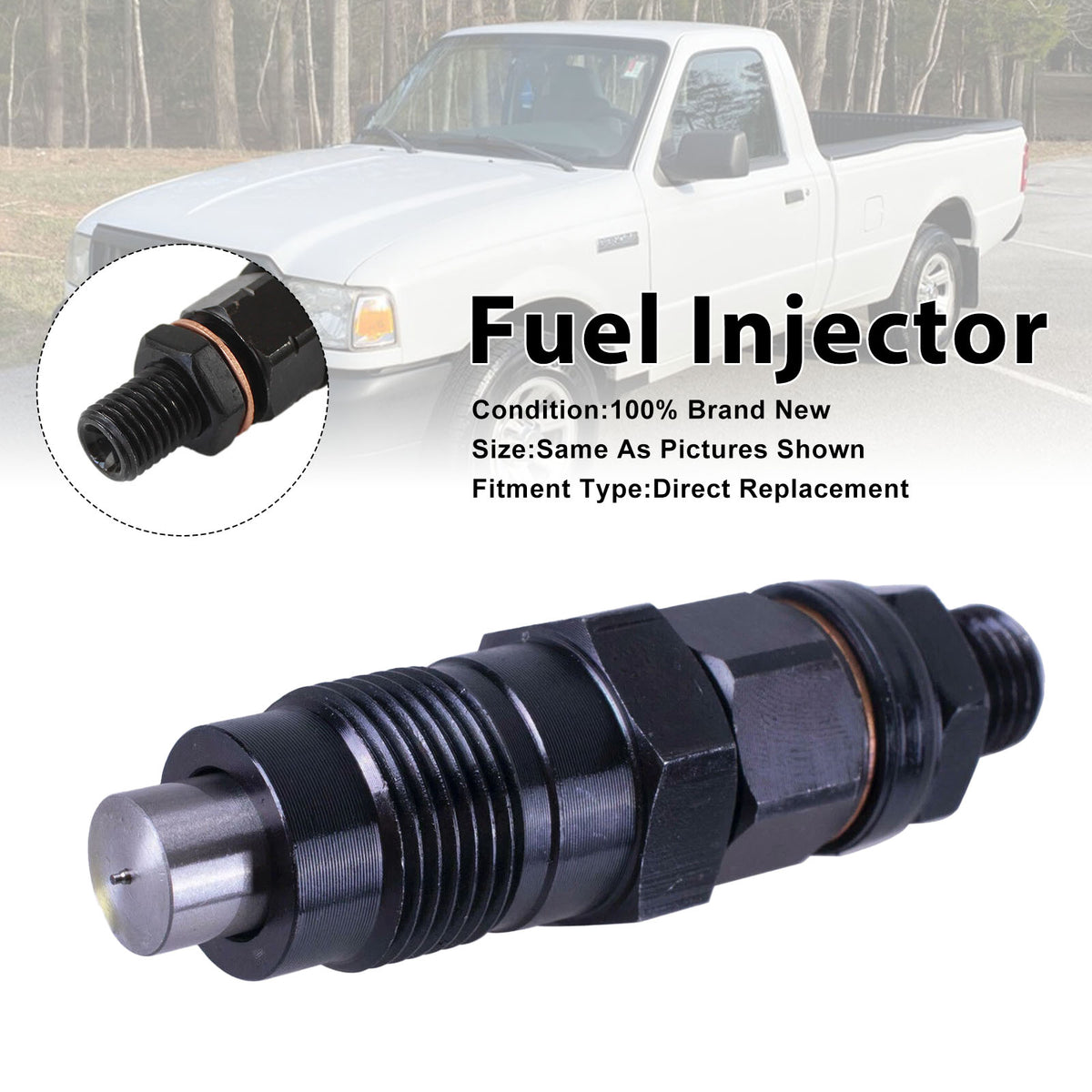 Ford Courier For Mazda B-Series 1999-2005 105078-0111 1PCS Fuel Injector