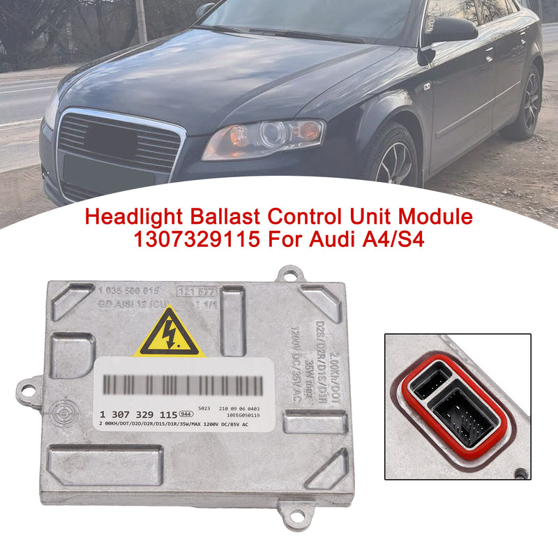 Audi A4/S4 Headlight Ballast Control Unit Module 1307329115