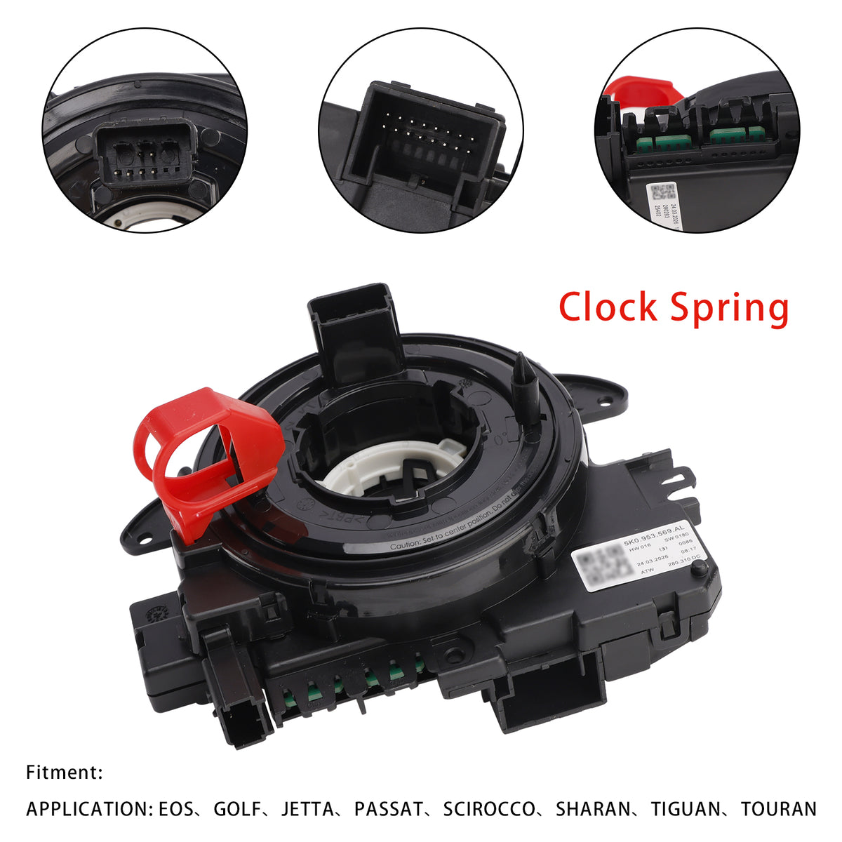 VW Audi Clock Spring 5K0953569AL