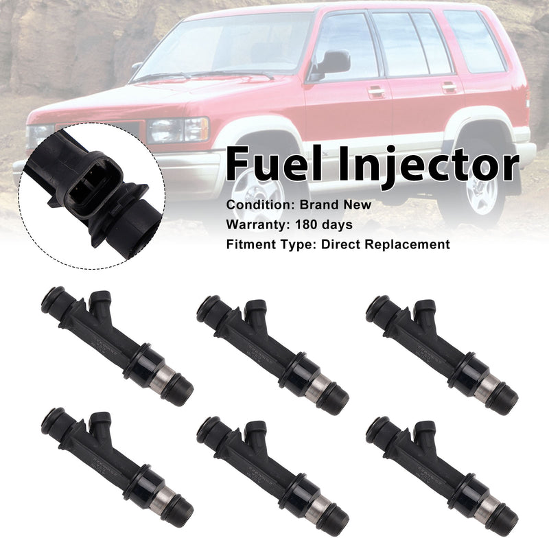 Honda Passport For Isuzu Rodeo 1998-1999 25166922 6PCS Fuel Injector