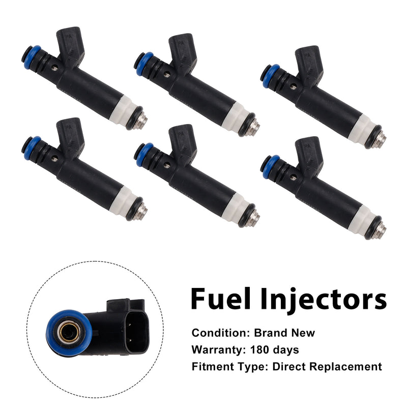Dodge Grand Caravan 3.8L V6 2003-2004 04861238AB 6PCS Fuel Injector
