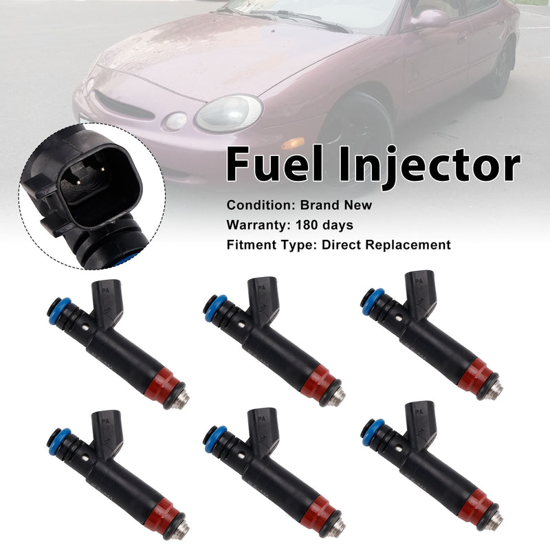 Ford Taurus 3.0L V6 2006-2007 6F1E-A4A 6F1EA4A 6PCS Fuel Injector