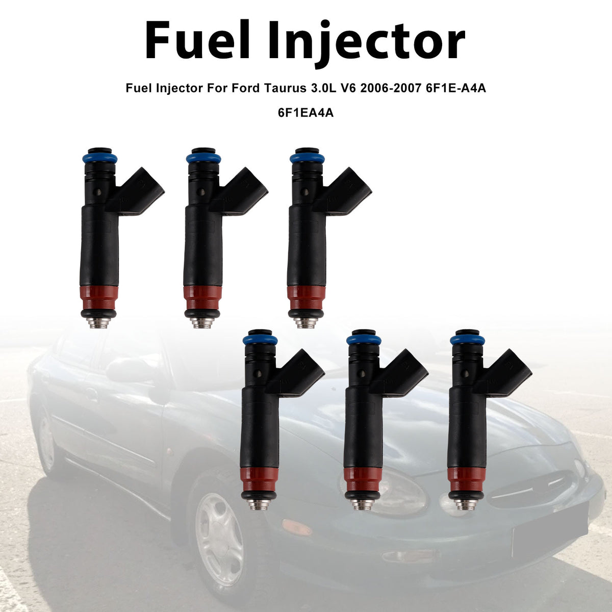 Ford Taurus 3.0L V6 2006-2007 6F1E-A4A 6F1EA4A 6PCS Fuel Injector
