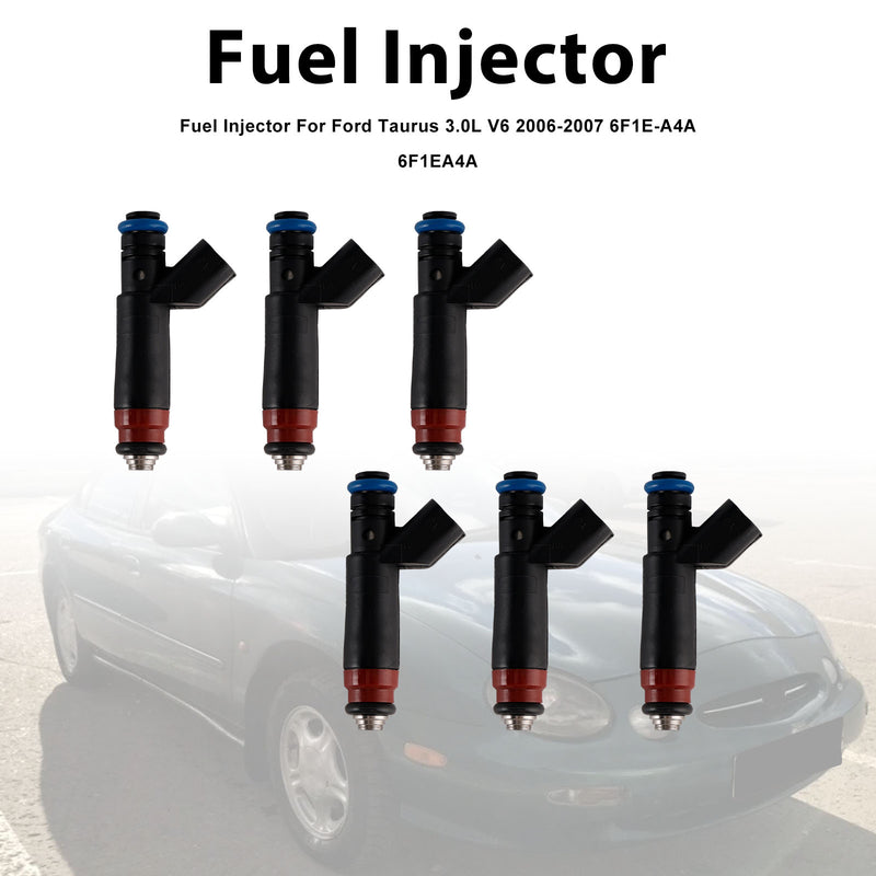 Ford Taurus 3.0L V6 2006-2007 6F1E-A4A 6F1EA4A 6PCS Fuel Injector