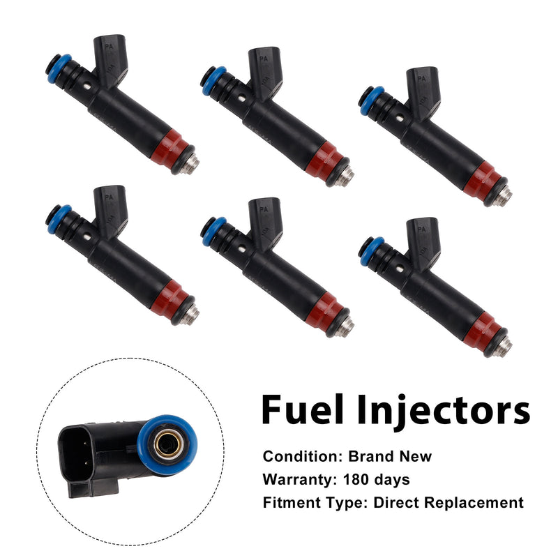 Ford Taurus 3.0L V6 2006-2007 6F1E-A4A 6F1EA4A 6PCS Fuel Injector