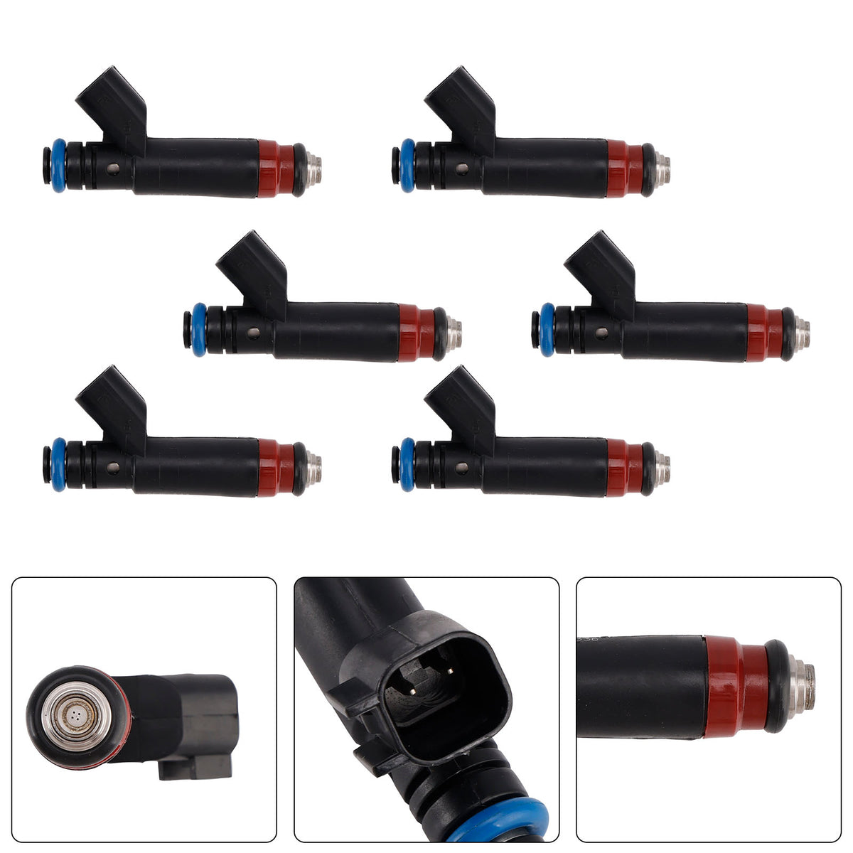Ford Taurus 3.0L V6 2006-2007 6F1E-A4A 6F1EA4A 6PCS Fuel Injector