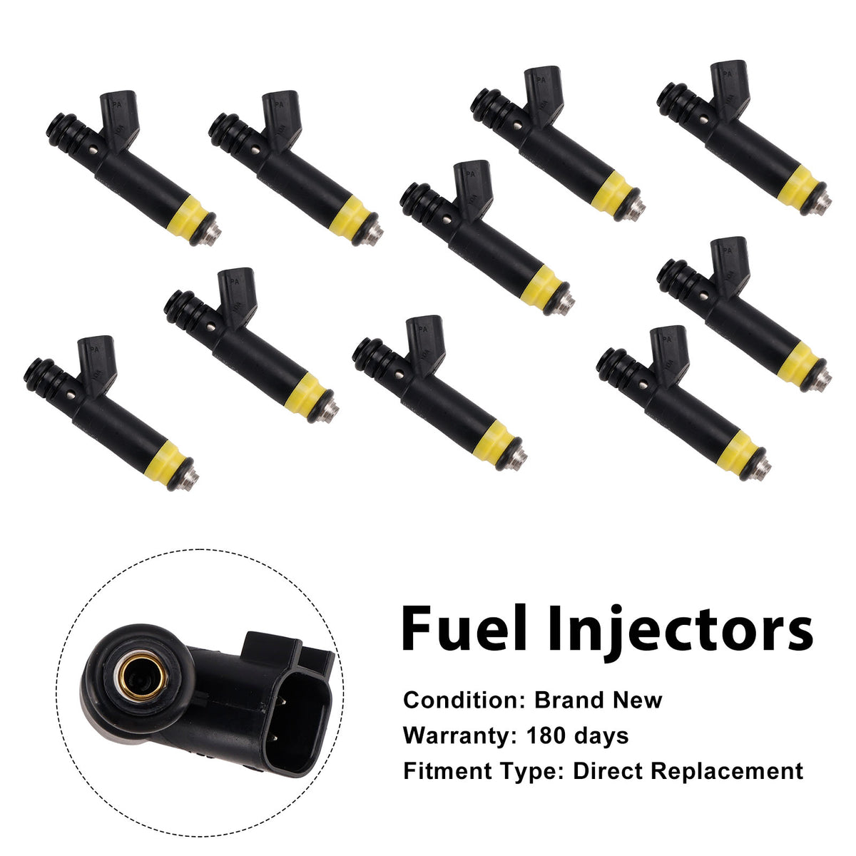 Ford F-450 Super Duty 6.8L V10 2005-2016 BC3E-CA 10Pcs Fuel Injector