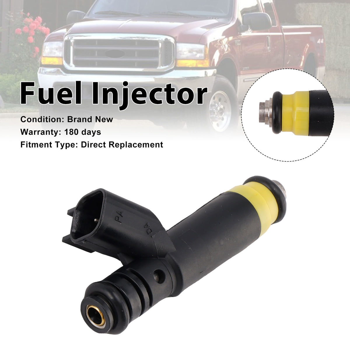 Ford F-450 Super Duty 6.8L V10 2005-2016 BC3E-CA 1PCS Fuel Injector