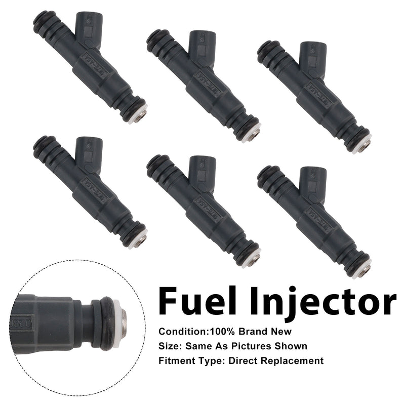 Jeep Cherokee 1999-2000 TJ L4 1999-2002 0280156048 6PCS Fuel Injector