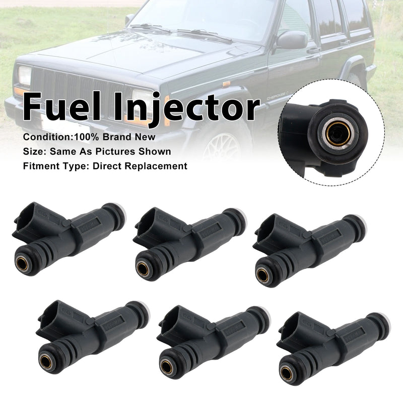 Jeep Cherokee 1999-2000 TJ L4 1999-2002 0280156048 6PCS Fuel Injector