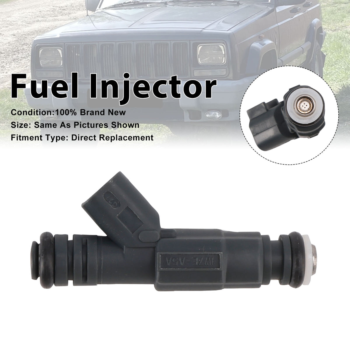 Jeep Cherokee 1999-2000 TJ L4 1999-2002 0280156048 1PCS Fuel Injector