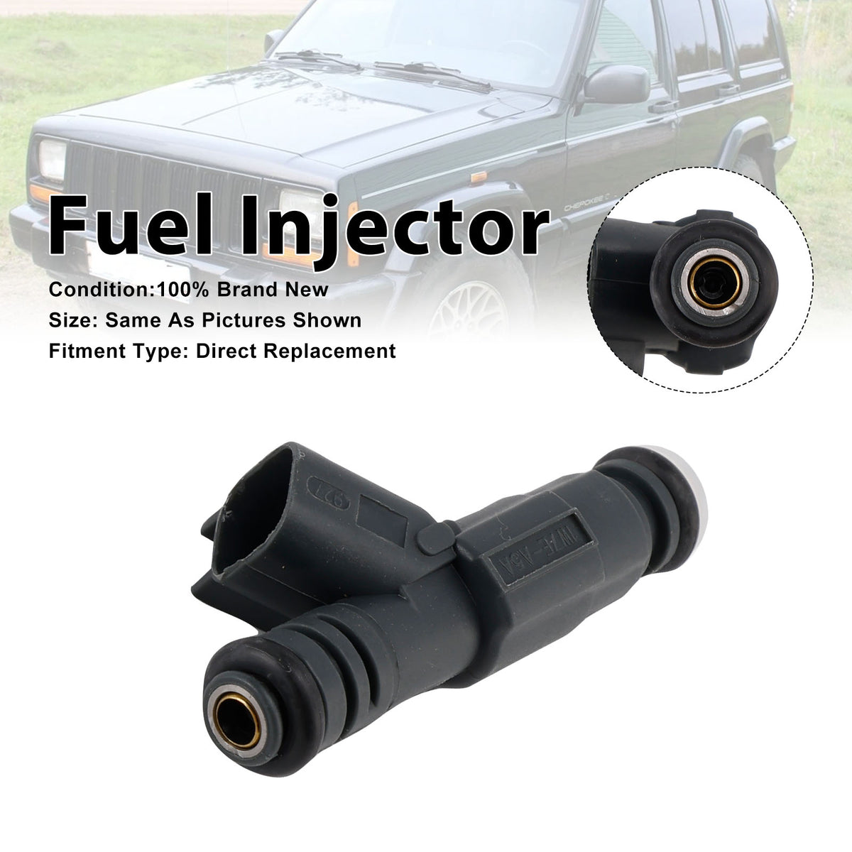 Jeep Cherokee 1999-2000 TJ L4 1999-2002 0280156048 1PCS Fuel Injector