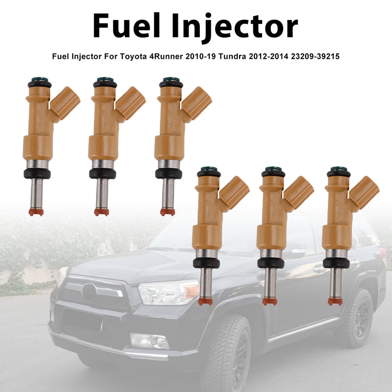 Toyota 4Runner 2010-2019 Tundra 2012-2014 23209-39215 6PCS Fuel Injector