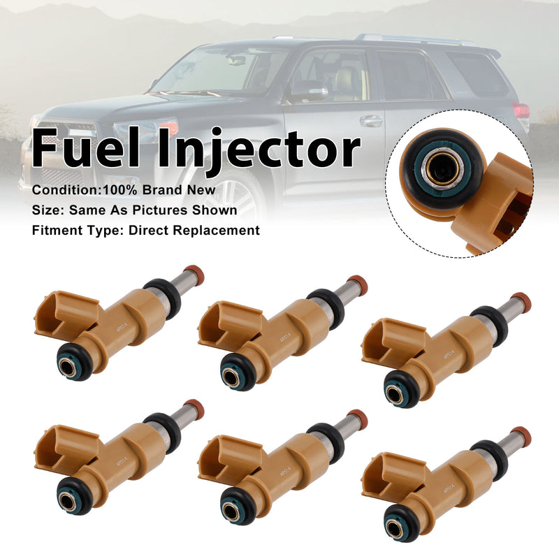 Toyota 4Runner 2010-2019 Tundra 2012-2014 23209-39215 6PCS Fuel Injector